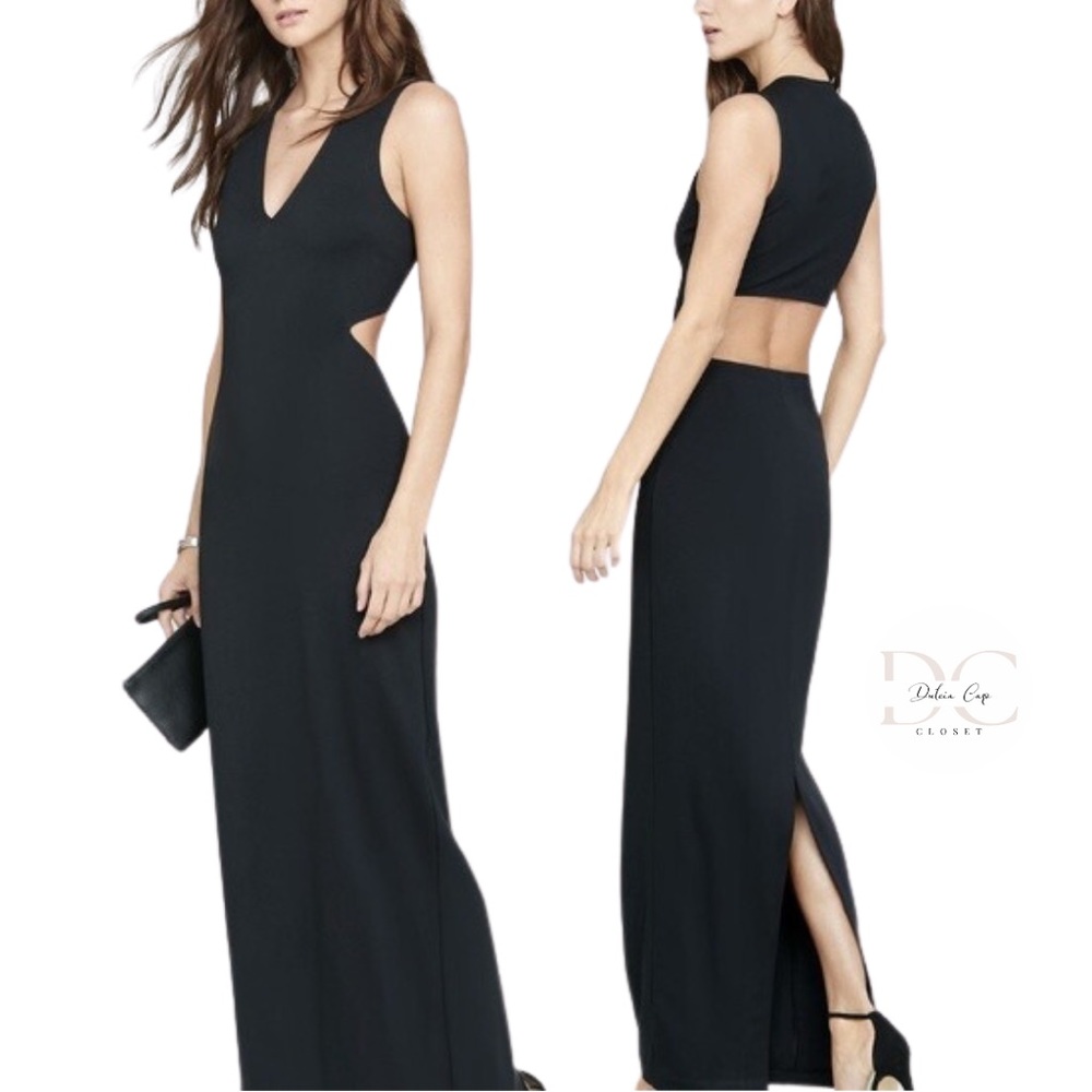 Express Women's Black Maxi Dress Size Small